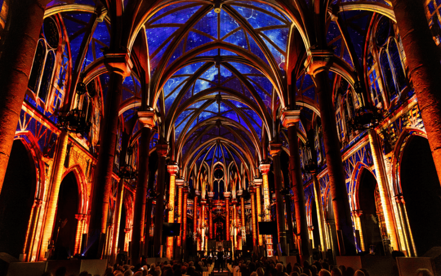 Luminiscence - LUMINISCENCE at the Notre-Dame de l'Assomption basilica in Nice